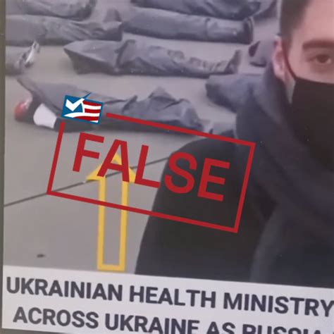 fake body bags in ukraine|Fact check: Clip shows climate protest, not Ukrainian 'crisis actors'.